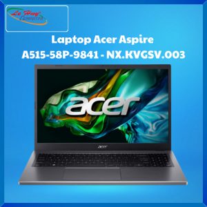Máy tính xách tay/ Laptop Acer Aspire - NX.KVGSV.003 - RMN : N23C3 (A515-58P-9841) Intel Ci9-13900H/1*16G/512G SSD/15.6FHD/Windows 11 Home