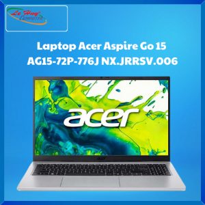 Máy tính xách tay/ Laptop Acer Aspire Go N25C13 (AG15-72P-776J) (Intel Core 7 150U; 16GB; 512GB SSD; UMA; 15.6inch FHD; Win11; Bạc; NX.JRRSV.006)