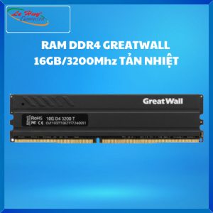 Ram Máy Tính DDR4 GREATWALL 16GB/3200Mhz TẢN NHIỆT