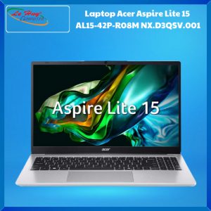 Máy Tính Xách Tay/Laptop Acer Aspire Lite 15 Acer N24B4 (AL15-42P-R08M) (R7-7730U; 16GB; 512GB SSD; UMA; 15.6 FHD; Win11; Office Home 2024 M365B; Bạc; NX.D3QSV.001)
