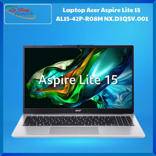 Máy Tính Xách Tay/Laptop Acer Aspire Lite 15 Acer N24B4 (AL15-42P-R08M) (R7-7730U; 16GB; 512GB SSD; UMA; 15.6 FHD; Win11; Office Home 2024 M365B; Bạc; NX.D3QSV.001)