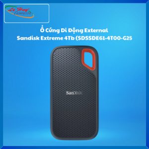 Ổ cứng di động SSD 4TB SanDisk Extreme V2 E61 1050MB/s (SDSSDE61-4T00-G25)