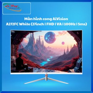 Màn Hình Máy Tính Cong AiVision A272FC White (27inch | FHD | VA | 100Hz | 5ms)