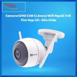 Camera EZVIZ Wifi C3W Ngoài Trời 2 MegaPixel Tích Hợp Còi Đèn Chớp (CS-CV310-(A0-1B2WFR) (1080P))