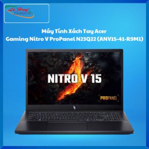 Máy Tính Xách Tay/Laptop Acer Gaming Nitro V ProPanel N23Q22 (ANV15-41-R9M1) (R5-7535HS; 16GB; 512GB SSD; RTX3050/6GB; 15.6inch FHD; Win11; Đen; NH.QPFSV.004)