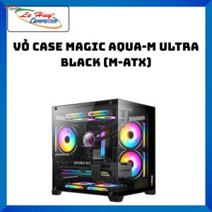 Vỏ Case Magic Aqua-M Ultra Black (M-ATX)