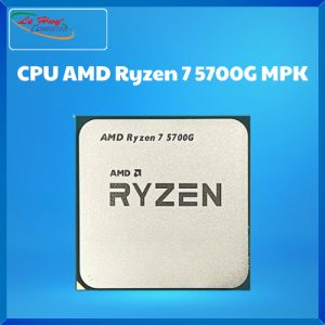 CPU AMD Ryzen 7 5700G MPK (Tray Kèm Quạt) (3.8GHz Upto 4.6GHz / 20MB / 8 Cores, 16 Threads / 65W / Socket AM4)
