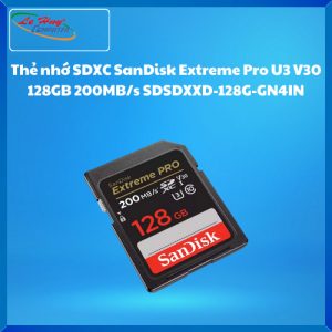 Thẻ nhớ SDXC SanDisk Extreme Pro U3 V30 128GB 200MB/s SDSDXXD-128G-GN4IN
