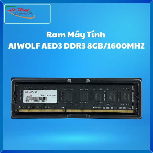 Ram Máy Tính  AIWOLF AED3 DDR3 8GB/1600MHZ