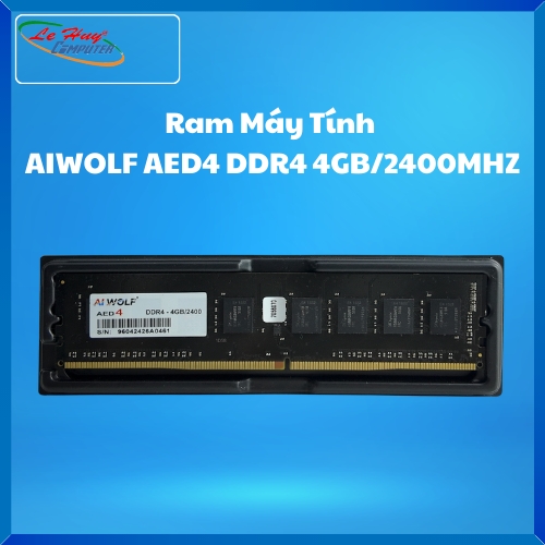 Ram Máy Tính  AIWOLF AED4 DDR4 4GB/2400MHZ