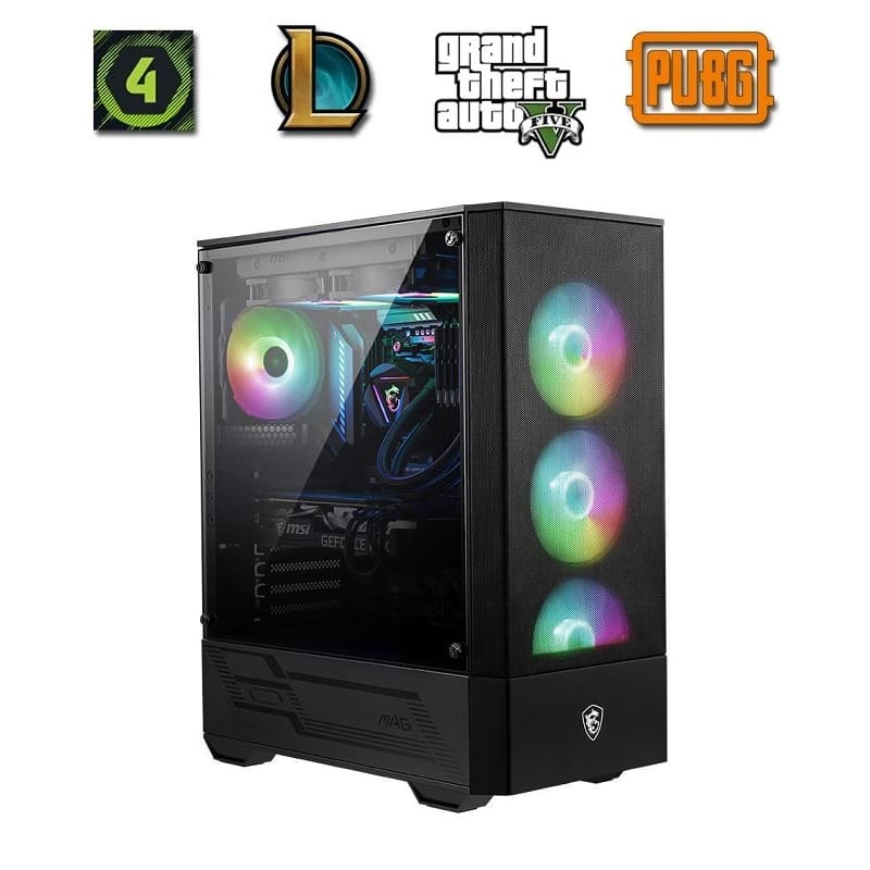 PC-Game THKG102 (i5 10400F/B460/Ram 8GB/RX 6500XT/SSD 240GB/550W/DOS)