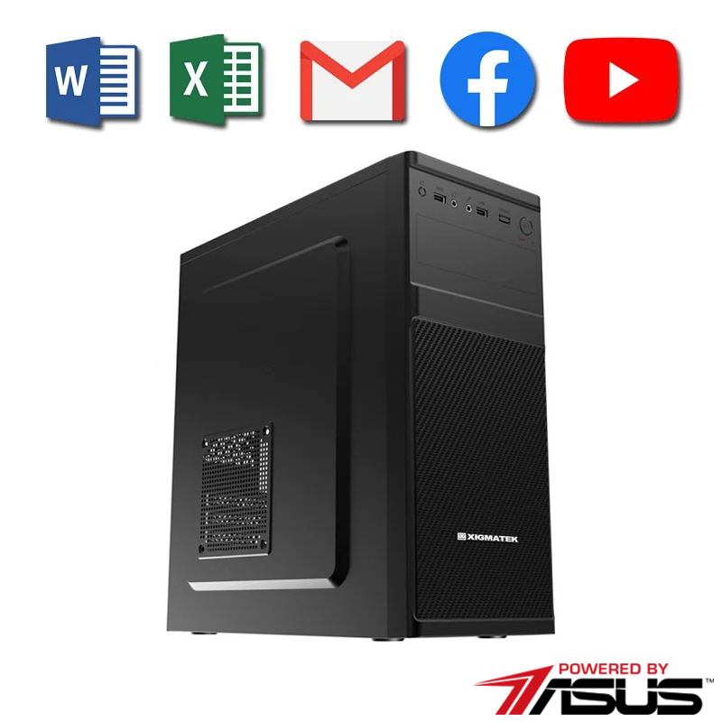 PC-OFFICE THKG004 (R3 3200G/A520/Ram 8GB/Vega 8 Onboard/SSD 120GB/550W/DOS)