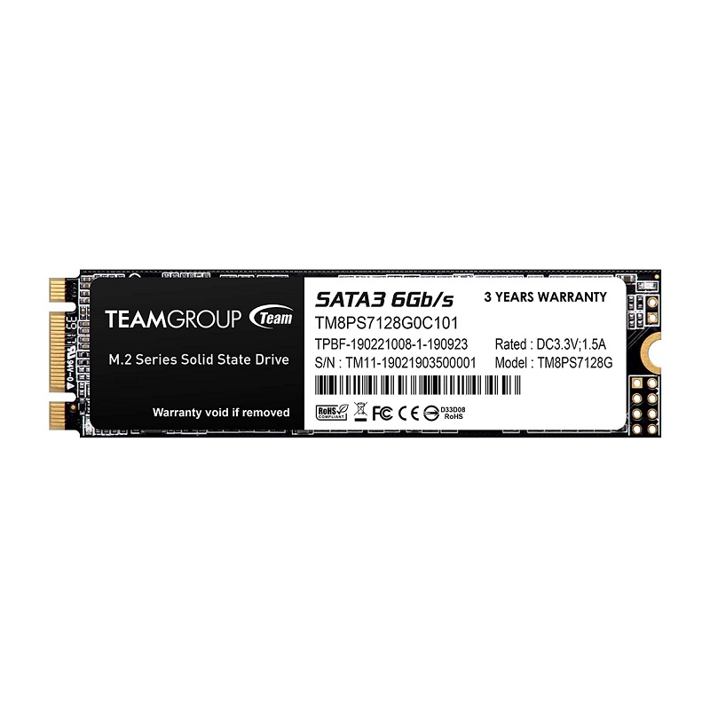 SSD Team MS30 128GB M2 2280 Sata 3 (Read/Write: 500/300 MB/s)