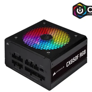 Nguồn Corsair CX650F RGB Black Full Modul – 80 Plus Bronze (CP-9020217-NA)