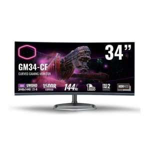 Màn Hình Cong Cooler Master GM34-CW 144Hz (34 inch, 3440 x 1440, 144Hz, VA, 1ms)