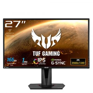Màn Hình ASUS TUF GAMING VG27AQ 165Hz (27 inch, 2560 x 1440, 165Hz, IPS, 1ms, G-Sync Compatible)