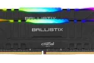 Ram Crucial Ballistix RGB 16GKIT(2 x 8GB) Bus 3200 ĐEN – BL2K8G32C16U4BL