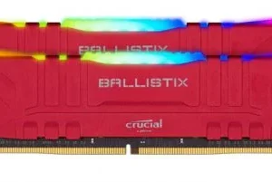 Ram Crucial Ballistix RGB 16GKIT(2 x 8GB)/3200 ĐỎ – BL2K8G32C16U4RL