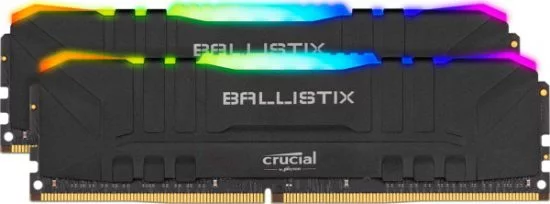 RAM Crucial Ballistix RGB 16GB Kit (2 x 8GB) DDR4-3200 (Black) BL2K8G32C16U4WL