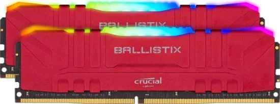 RAM Crucial Ballistix RGB 16GB Kit (2 x 8GB) DDR4-3200 (Red) BL2K8G32C16U4WL