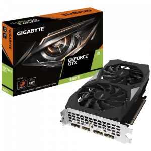 VGA GIGABYTE GEFORCE GTX 1660 Ti OC 6G (GV-N166TOC-6GD)