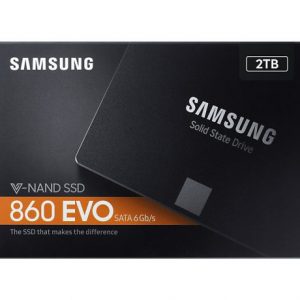 SSD Samsung 860 EVO 2TB SATA III (R/W 550MB/s – 520MB/s, MZ-76E2T0BW)