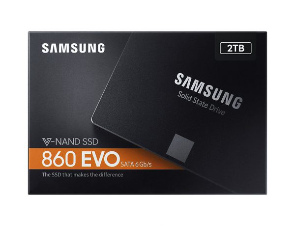 SSD Samsung 860 EVO 2TB SATA III (R/W 550MB/s – 520MB/s, MZ-76E2T0BW)