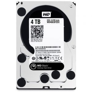 Ổ cứng HDD WD Black 4TB SATA 3 – WD4005FZBX (3.5 inch, SATA, 256MB Cache, 7200RPM, Màu đen)