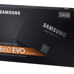SSD Samsung 860 EVO 500GB SATA III (R/W 550MB/s – 520MB/s, MZ-76E500BW)