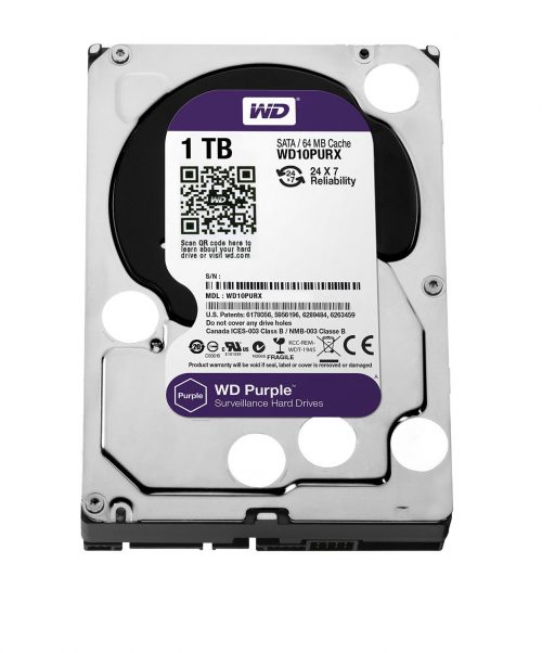Ổ cứng HDD Western Digital Purple 1TB 3.5″ SATA 3 – WD10PURX
