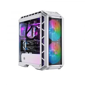 Case Cooler Master MasterCase H500P TG Mesh White ARGB – MCM-H500P-WGNN-S01