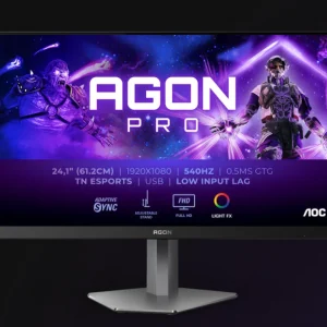 Màn Hình LCD AOC AG246FK (24.1 inch, 1920×1080, 540Hz, TN, 400 cd(nits), 0.3ms)