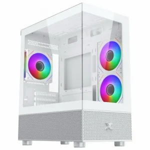 Case Xigmatek ALPHARD ARTIC 3GF – EN43826 (E-ATX/ ATX, Kính cường lực, 03 Fan RGB, Trắng)