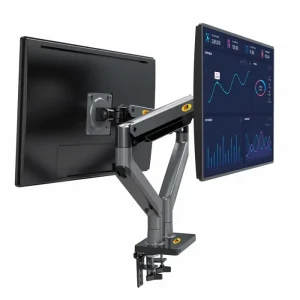 Giá đỡ màn hình LCD ARM North Bayou G35 (2 Màn Hình,22 – 32 inch, Xám Than)