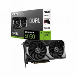 VGA ASUS Dual GeForce RTX 5060 Ti 8GB GDDR7 (DUAL-RTX5060TI-8G)