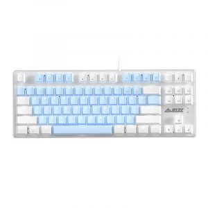 Bàn phím cơ Ajazz AK40 White Blue