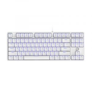 Bàn phím cơ DareU EK87 White (ICE-BLUE LED)