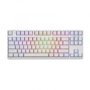 Bàn phím cơ Fuhlen T87S Wireless White (3-Mode)