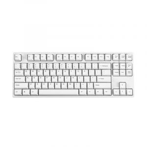 Bàn phím Cơ Ganss GS87-C White PBT Lasered Keycap