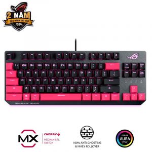 Bàn phím Gaming Asus ROG Strix Scope TKL Electro Punk Red Switch