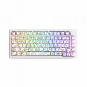 Bàn Phím MonsGeek M1 V5-THKG Contour (Black/White, RGB, Aluminum, Akko V3 Piano Pro)