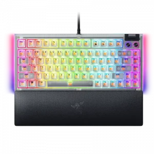 Bàn Phím Razer BlackWidow V4 75% Phantom White Edition (Wired, Layout 75%, Hotswap, RGB, RZ03-05003500-R3M1)