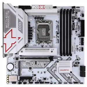 Mainboard Colorful BATTLE-AX B860M-WHITE WIFI V20 (Wifi 6, BT 5.2, m-ATX, SK 1851)