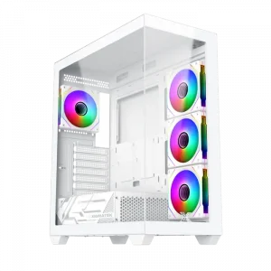 Case Xigmatek BLAST ARCTIC 4GF – EN44922 (E-ATX/ ATX, Kính cường lực, 04 Fan RGB, Trắng)
