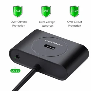 Bộ chia USB 3.0 ra 4 Cổng Ugreen 20291 Dài 1m Cao Cấp
