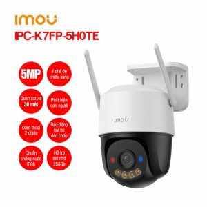 Camera 4G Imou Cruiser SC IPC-K7FP-5H0TE 5MP ( Kết nối 4G, Full color, Tích hợp mic, Đàm thoại)