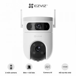 Camera Wifi Ezviz H9c 2K (Camera kép 2K, Tích hợp Loa, Đàm thoại, ngoài trời, Ghi hình màu vào ban đêm)