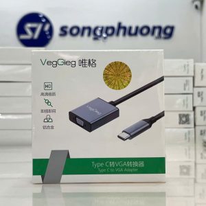 Cáp chuyển đổi TypeC to Vga (âm) VegGieg V-Z916
