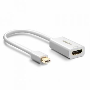 Cáp chuyển đổi Mini Displayport to HDMI Ugreen 40361 cao cấp 4K màu trắng