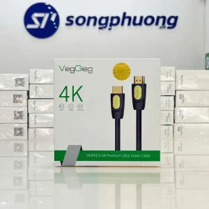 Cáp HDMI 4K 2.0 dài 5M VegGieg V-H206